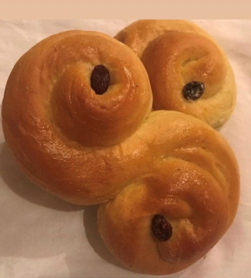 Lussekatter, fersk