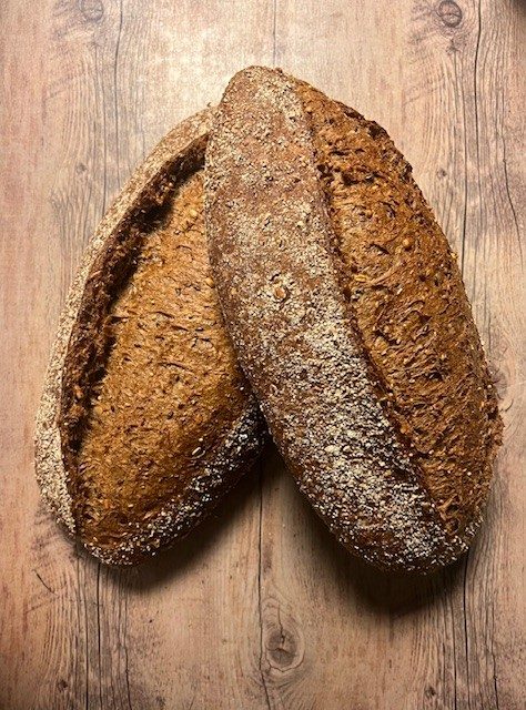 Rustikkbrød, mørk